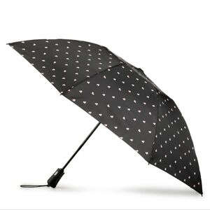 NWT Totes Recycled Canopy Auto Open & Reverse Close Compact Rain Umbrella